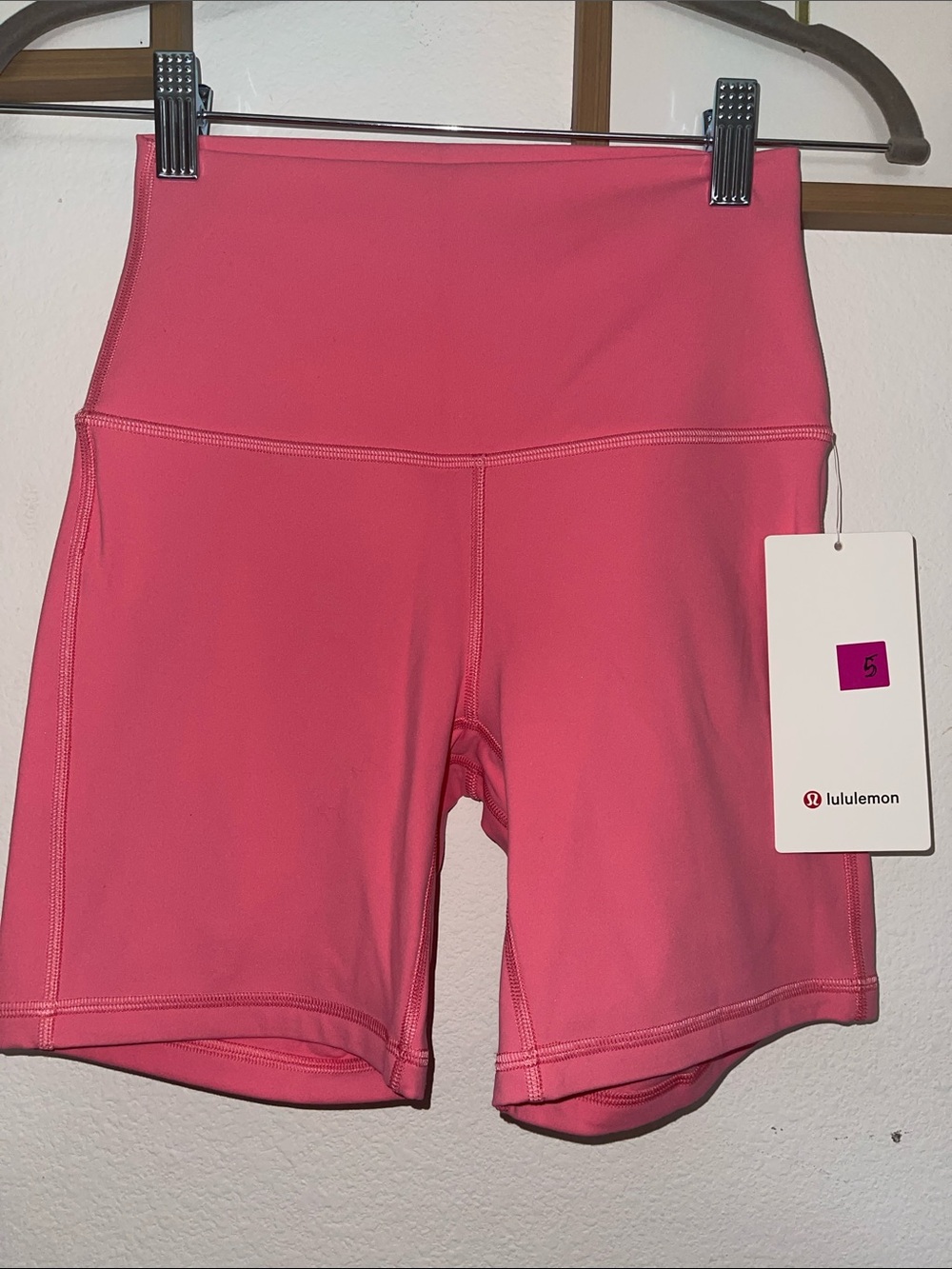 lululemon athletica High-Rise Hot Pink Bike Shorts